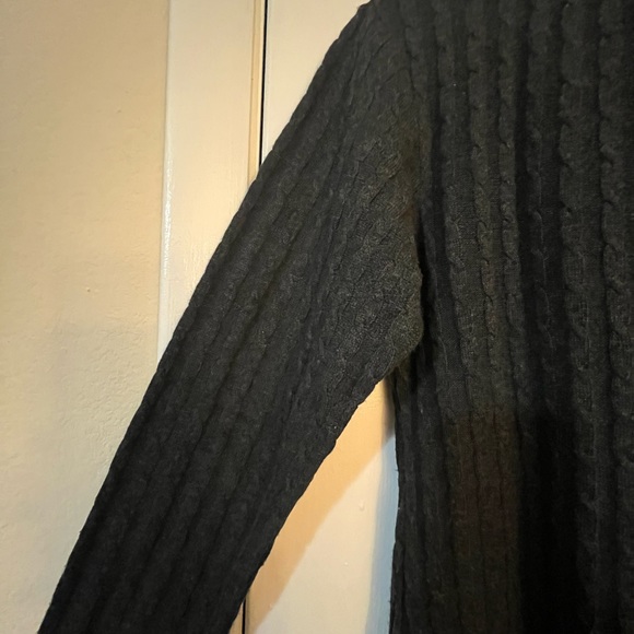 Wild Rose Sport. Gray Knit Three Quarter Length Dress size Medium - Picture 3 of 5